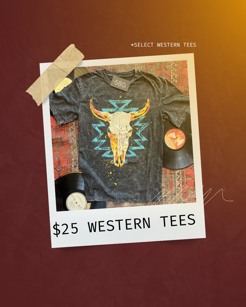 $25 Western Tees