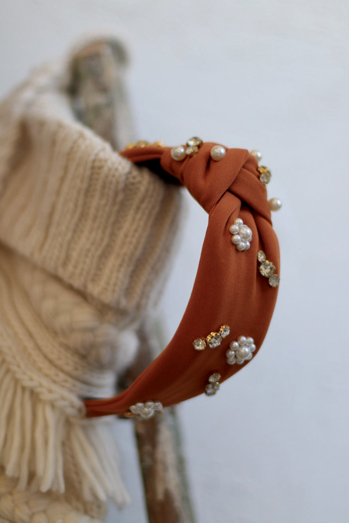 Caramel Pearl Headband