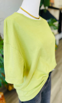 The Perfect Oversized Tee in Olive