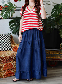 Sweet Summertime Knit Top in Red