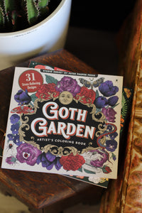 Goth Garden Adult Coloring Book