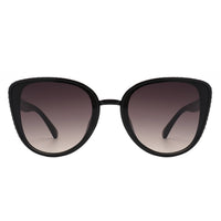 Chic Oversized Cat-Eye Rhinestone Sunglasses