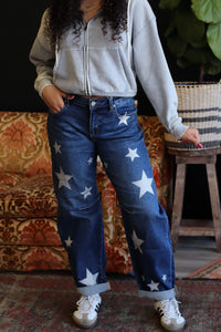 Star Girl Barrel Jeans