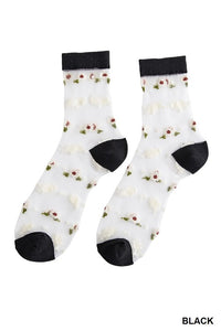 Daisy Dreams Sheer Socks