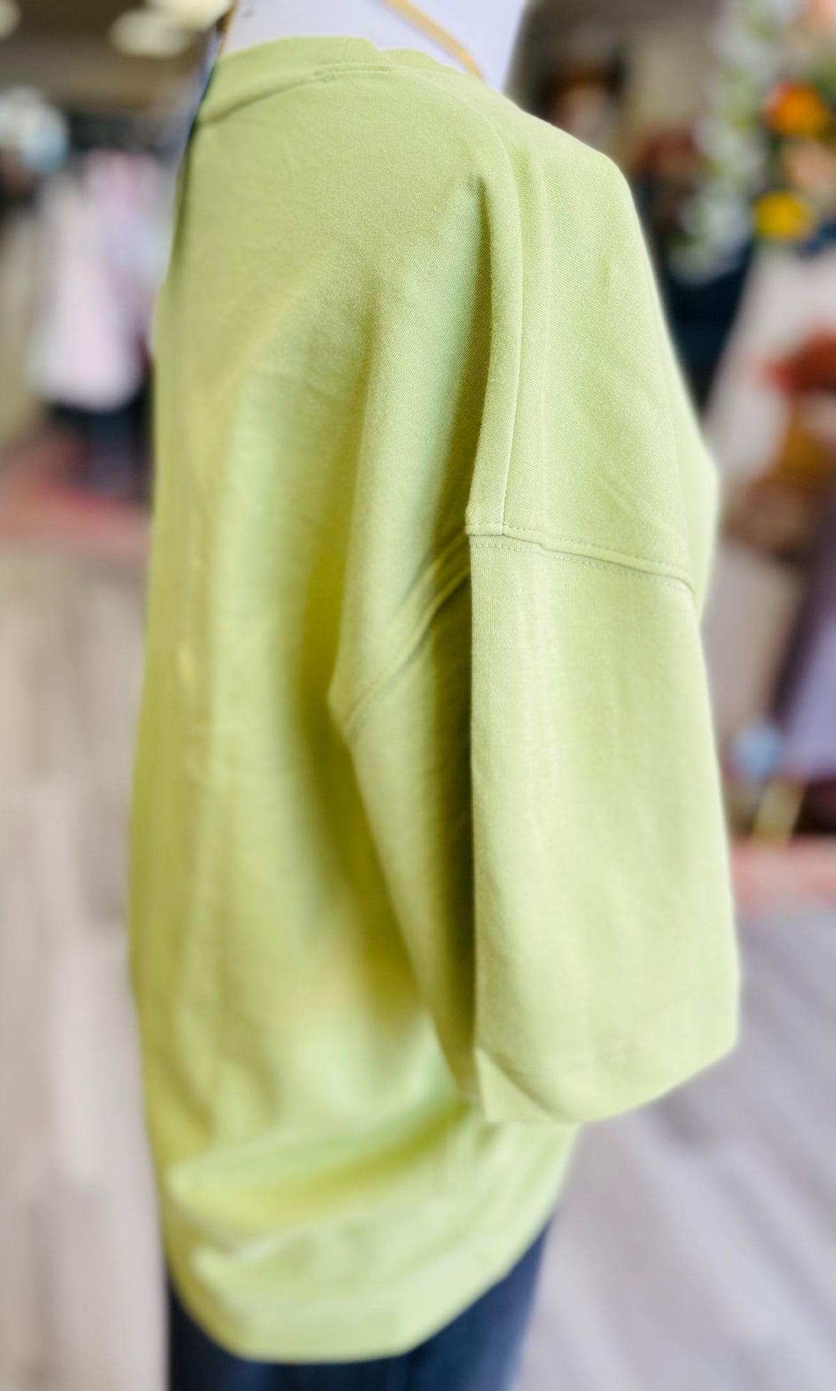 The Perfect Oversized Tee in Olive