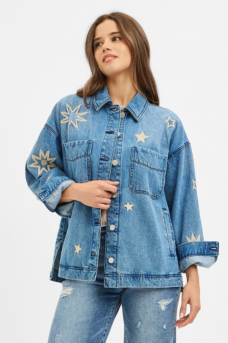 She's A Star Denim Jacket