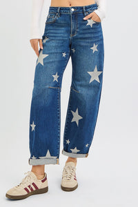Star Girl Barrel Jeans
