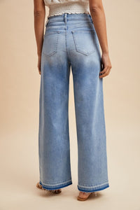 Benni & The Jets Patchwork Wide Leg Jeans