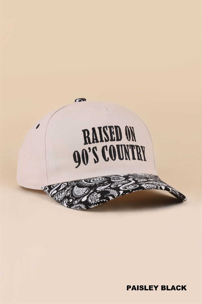 90's Country Hat + Paisley