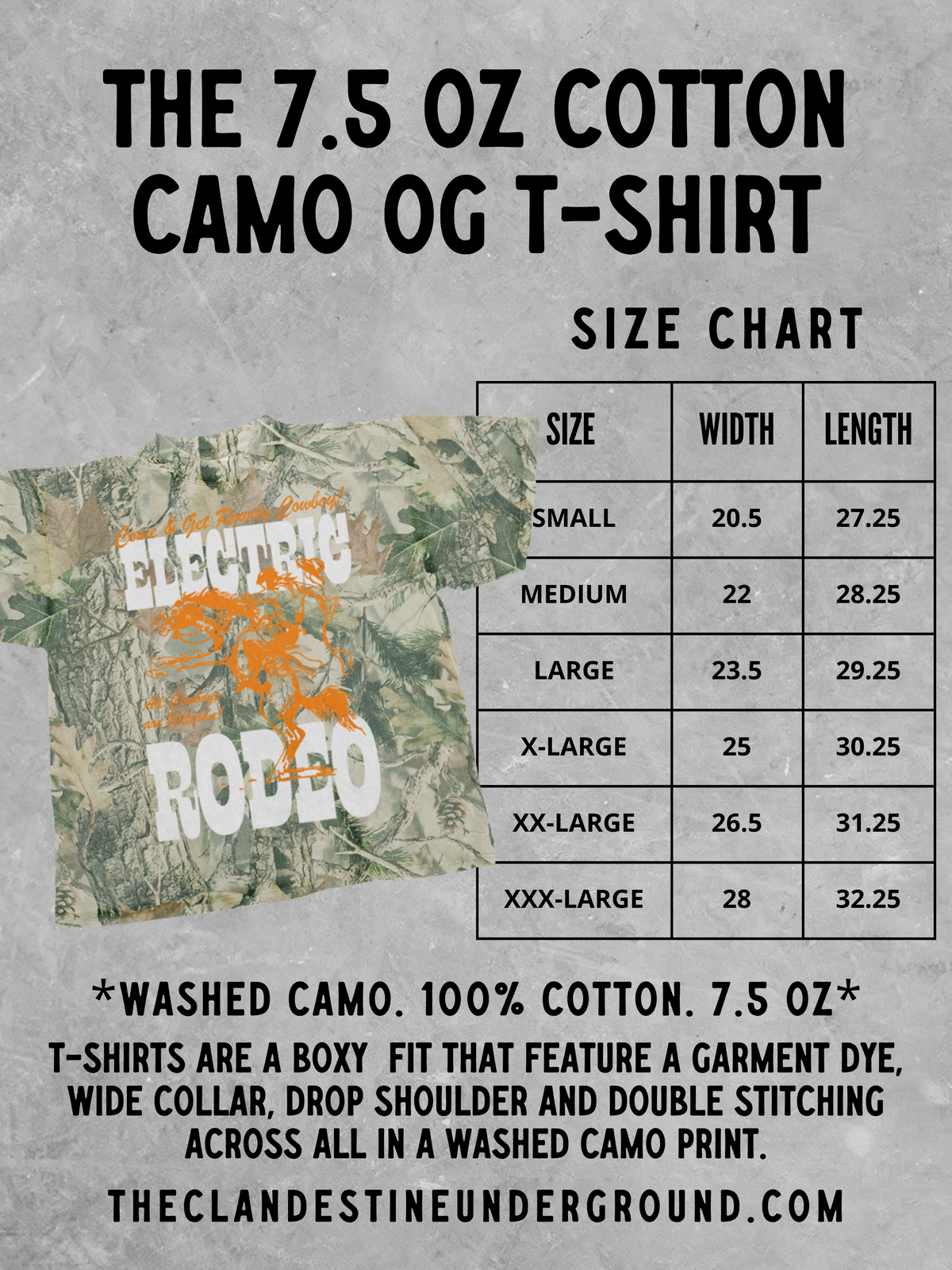 Camo Local Ghosts Bar & Lounge Boxy Cotton T-Shirt