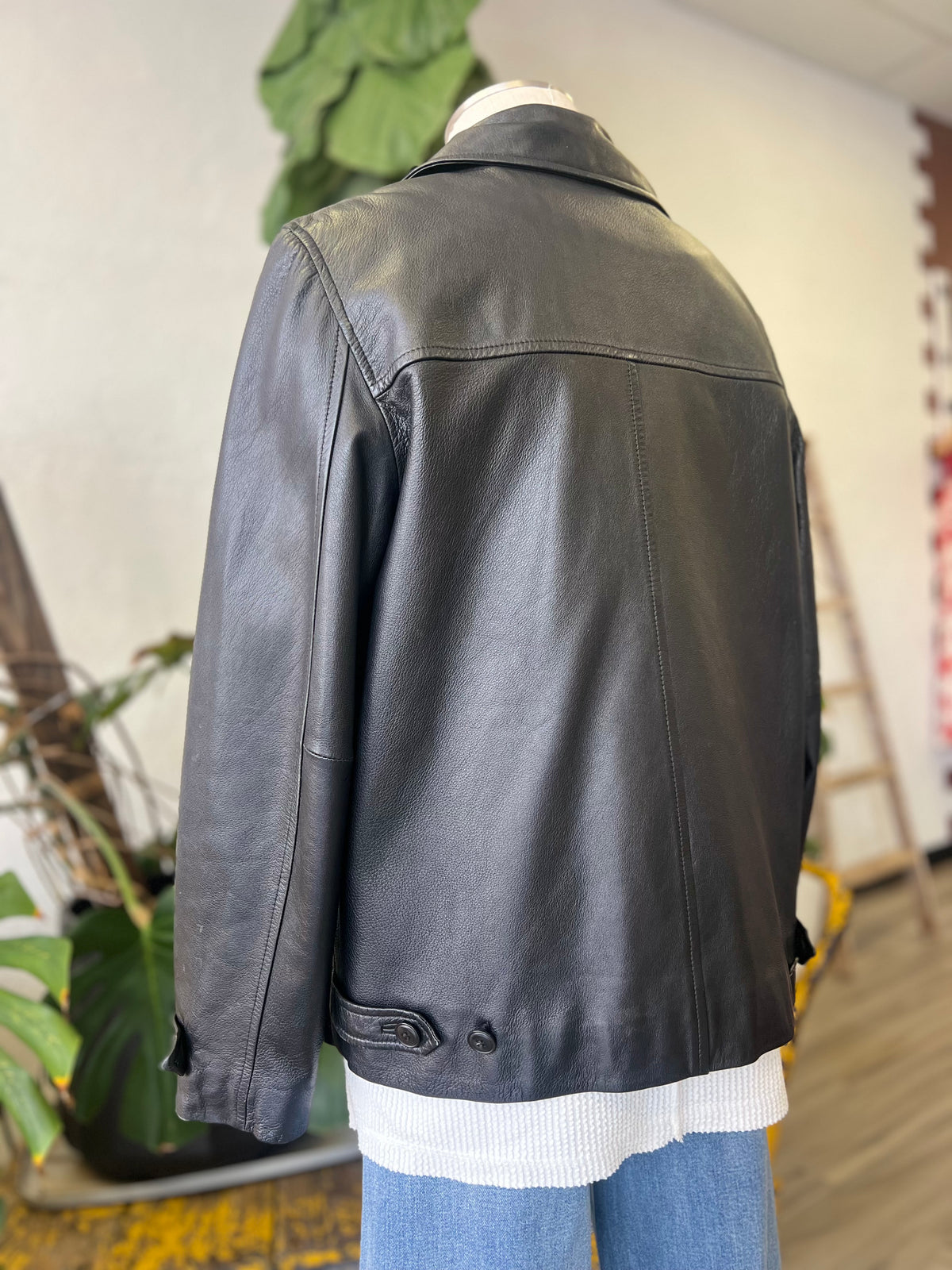Vault | NY Leather Jacket Small