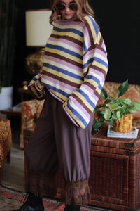 Kathleen Colorful Striped Sweater
