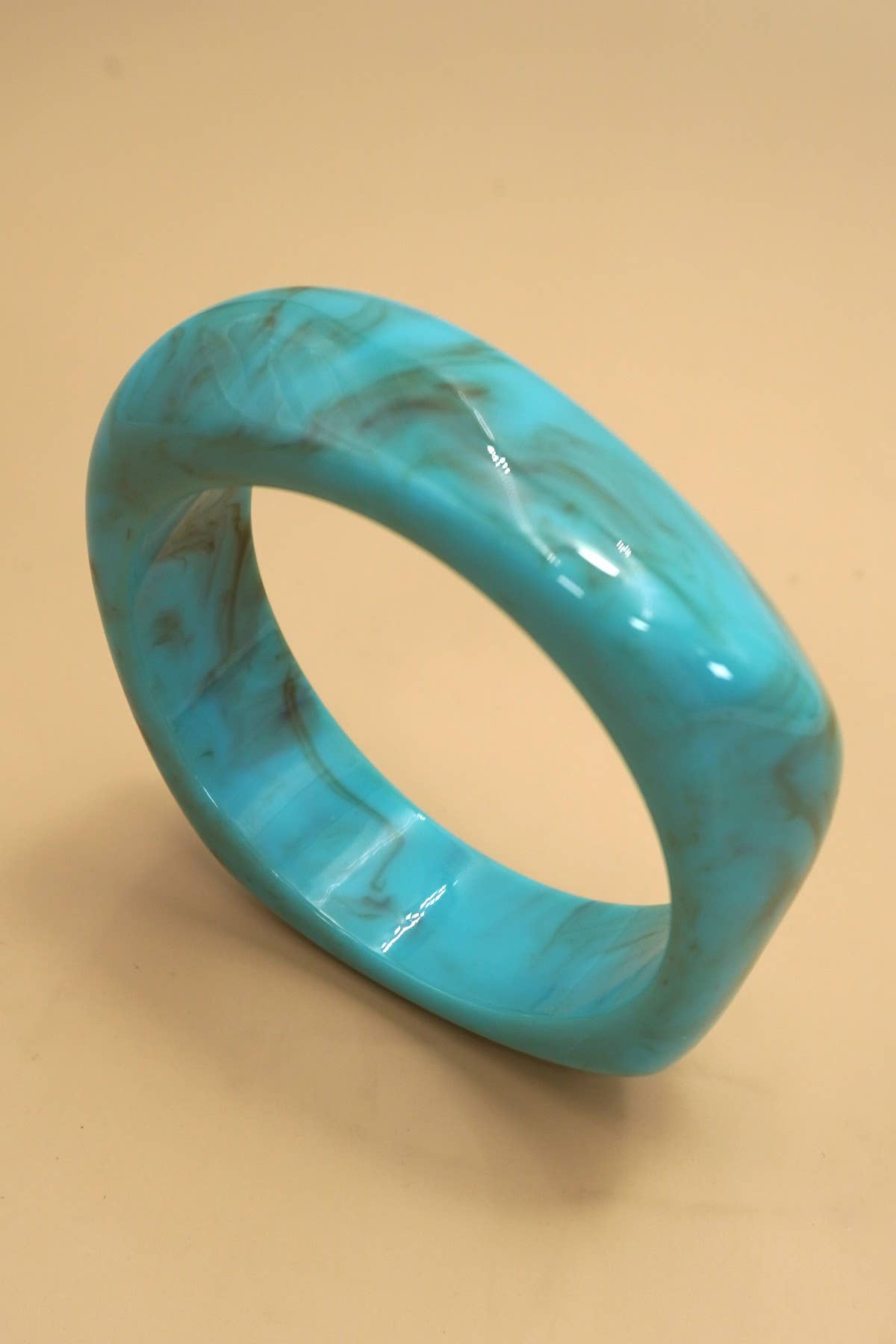 Funky & Chunky Turquoise Bangle