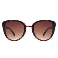 Chic Oversized Cat-Eye Rhinestone Sunglasses