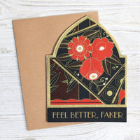 Feel Better, Faker Vintage Card