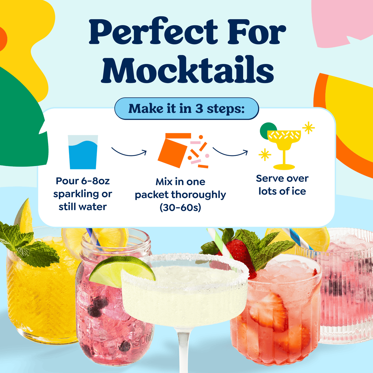 Variety Pack Cocktail Mixers - 12 Servings Multipack