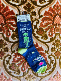 Sorry I'm Spaced Out Socks