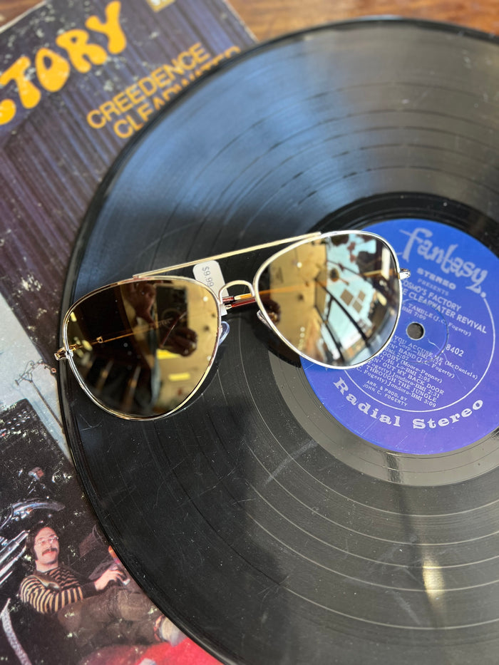 Double Bridge Aviator Sunglasses