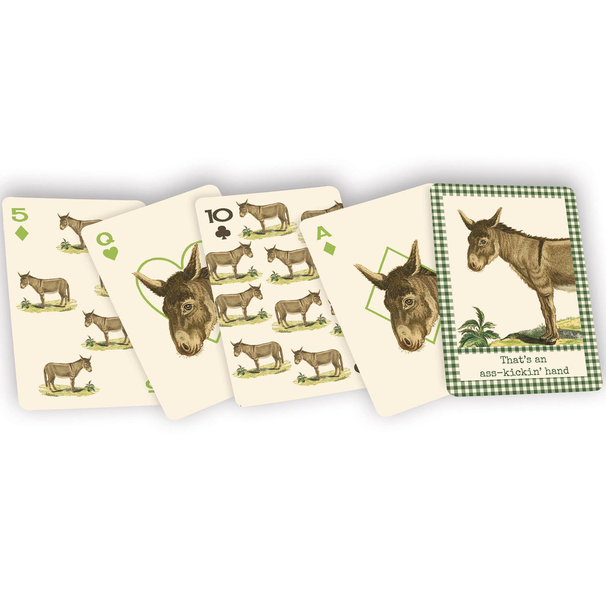 That's An AssKickin' Hand Playing Cards