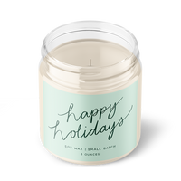 Happy Holidays Candle 3oz