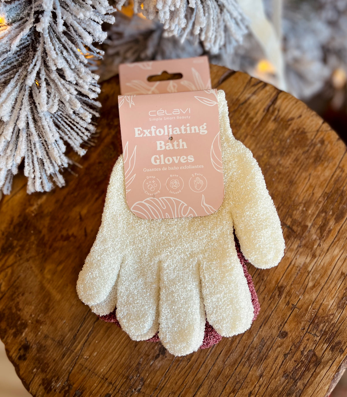 2pc Exfoliating Bath Gloves