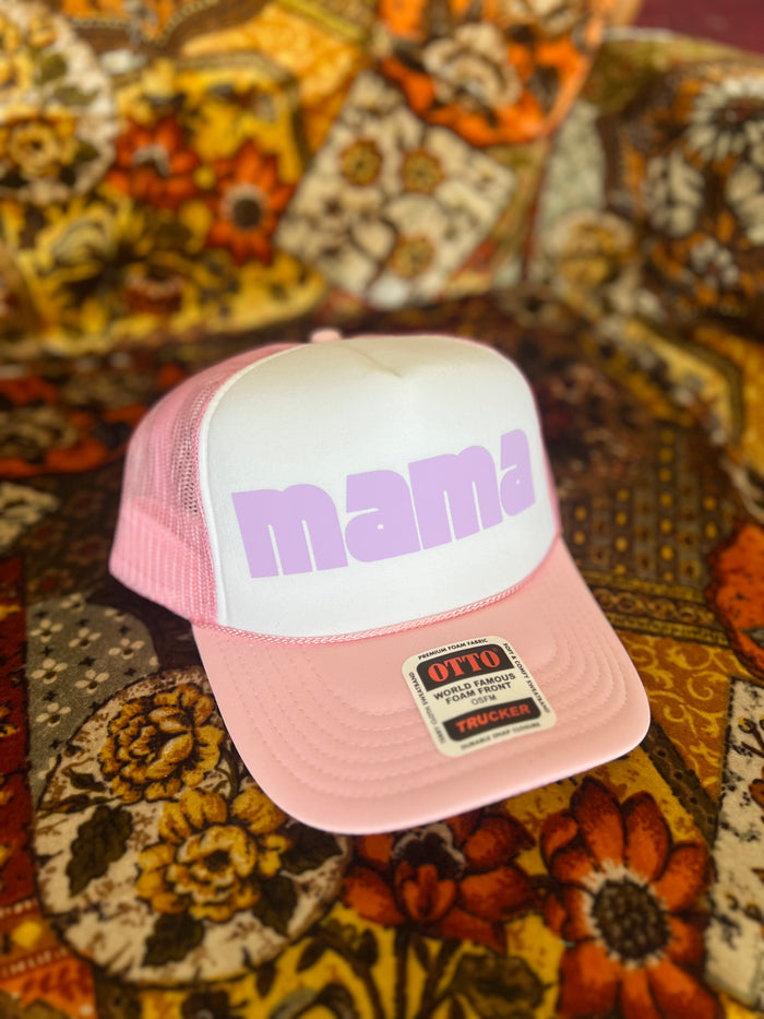 580 Trucker Hat + Pink Mama