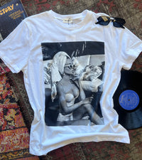 Oversized Cig Girl Graphic Tee