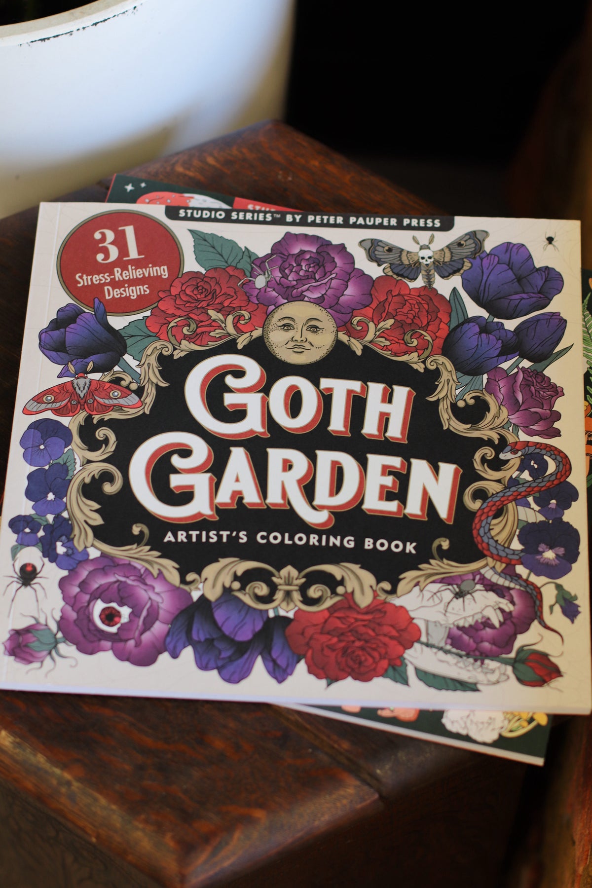 Goth Garden Adult Coloring Book
