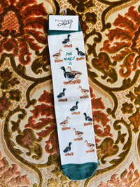 Just Wingin' It Duck Socks