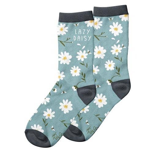 Lazy Daisy Crew Socks