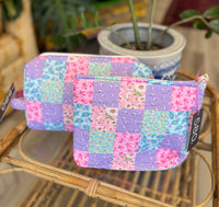 "Spring Garden" Quilted Cosmetic Bag