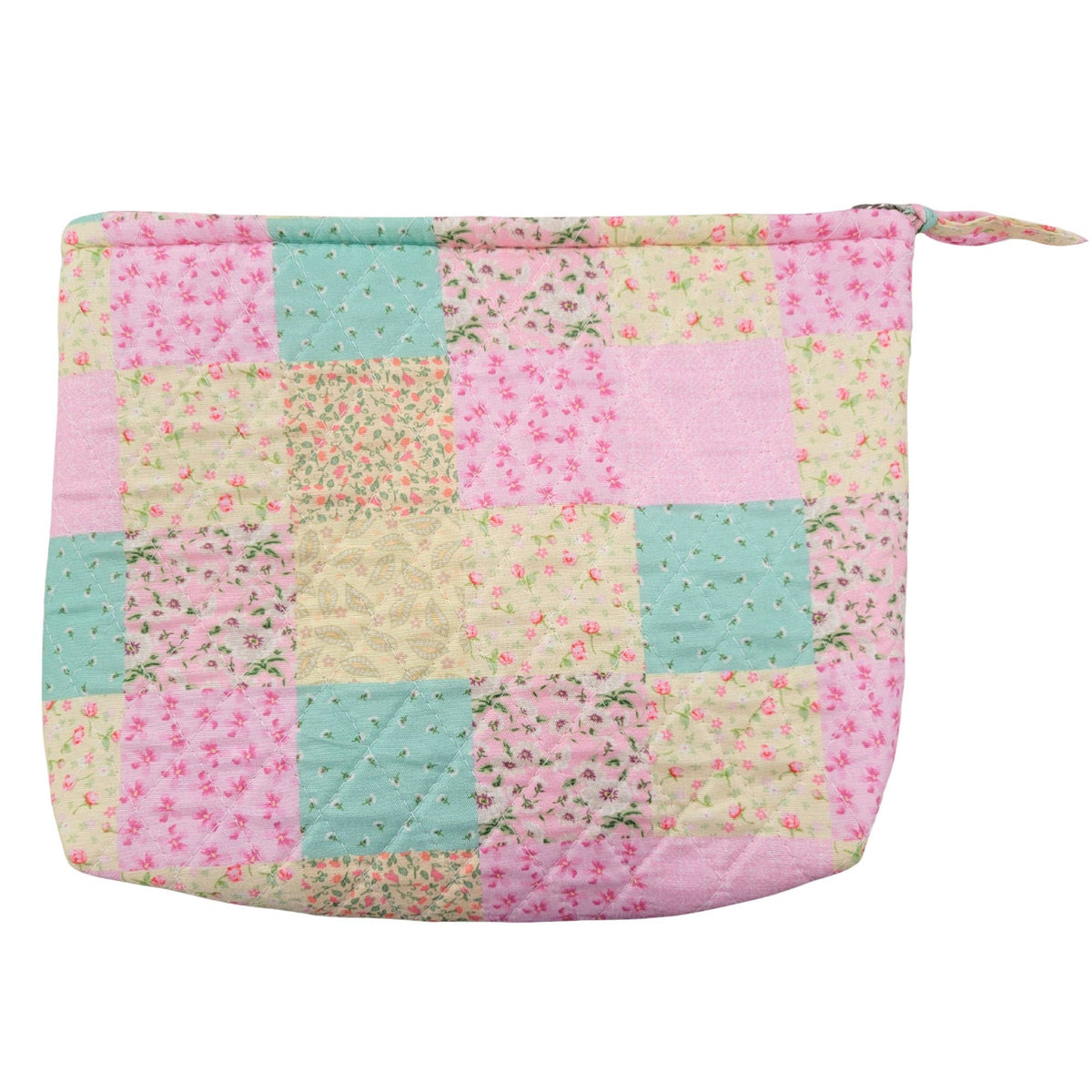 "Summer Garden" Quilted Cosmetic Bag