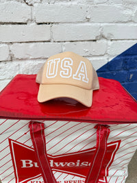 580 Trucker Hat +Tan USA