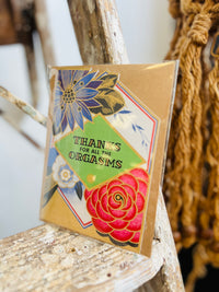 Anniversary Thanks for All the O's Card