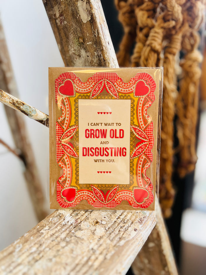 Can't Wait to Grow Old With You Card