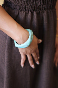 Funky & Chunky Turquoise Bangle