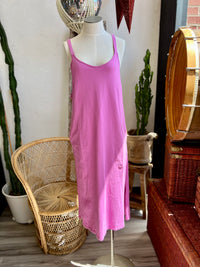 *Sleeveless Midi Dress in Orchid