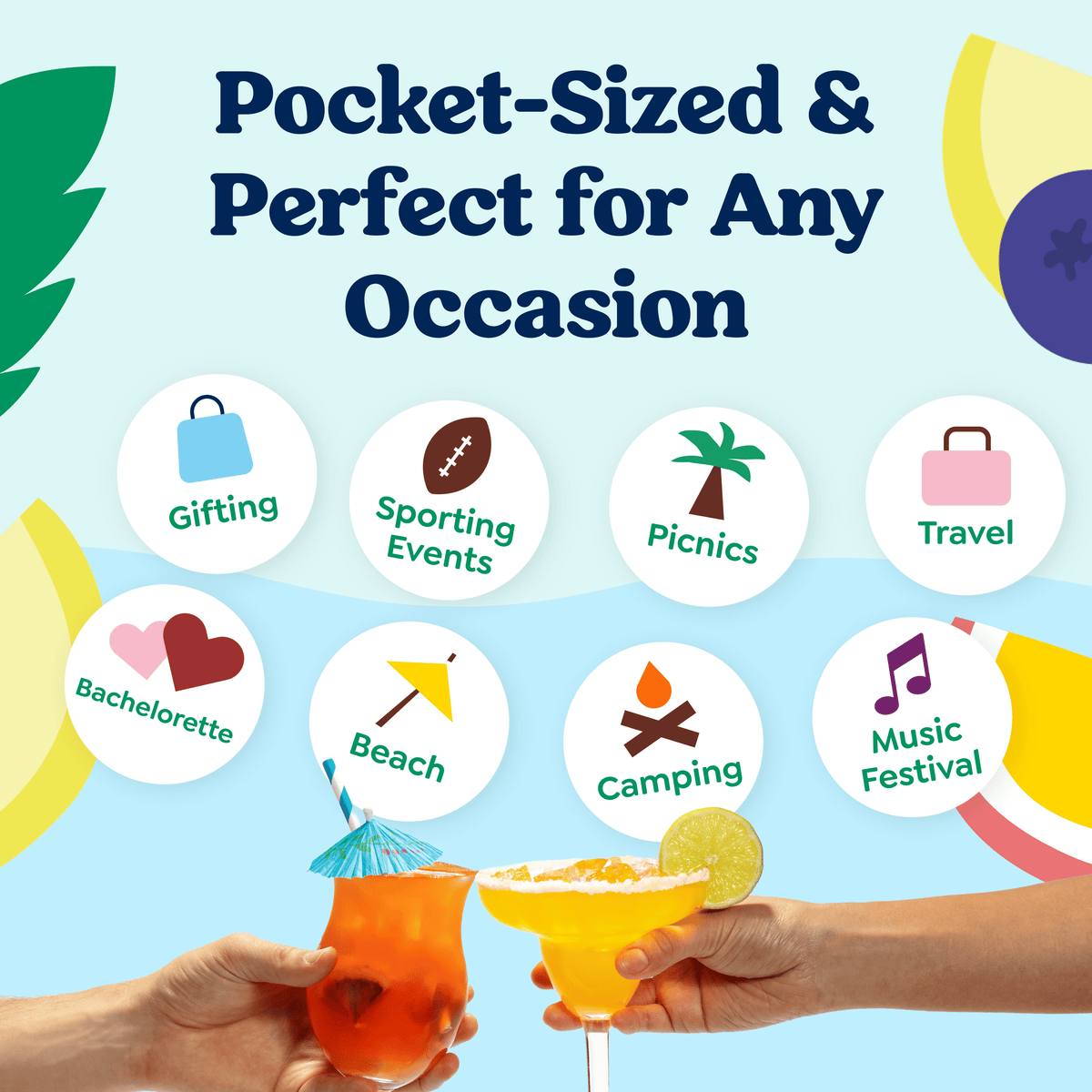 Variety Pack Cocktail Mixers - 6 Servings Multipack