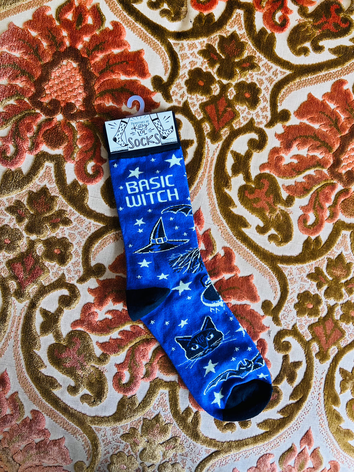 Purple Basic Witch Socks