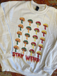 Stay Weird Mushroom Sweatshirt + BF