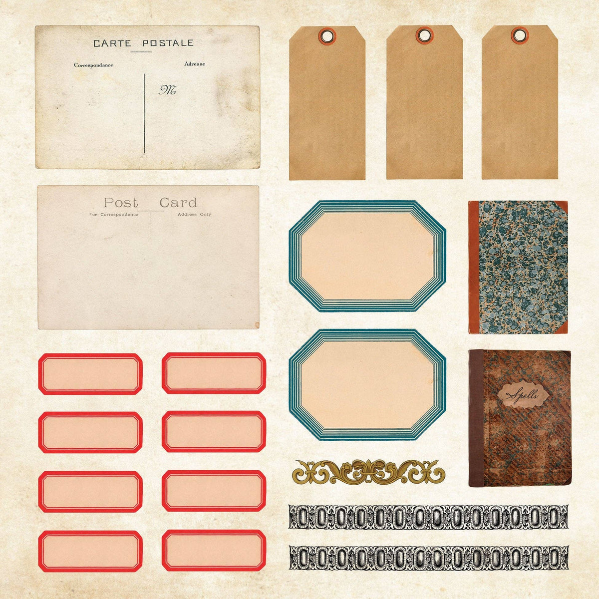 Mystical Ephemera! Vintage Sticker Book