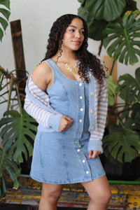 Ella Denim Button Down Mini Dress