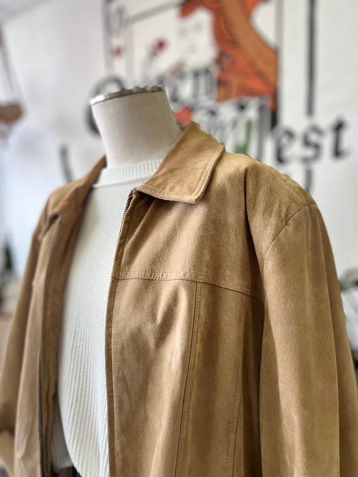 Vault | Coldwater Creek Leather Jacket 3XL