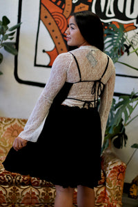 Flowy Mini Dress in Black