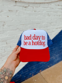 580 Trucker Hat + Hotdog RWB