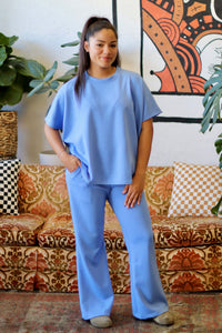 Scuba Two Piece Lounge Set + Light Blue