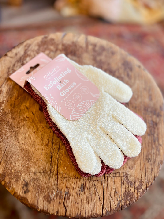 2pc Exfoliating Bath Gloves