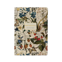A5 Notebook Forest Flowers on White