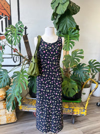 Vault | Black Floral Dress 7/8