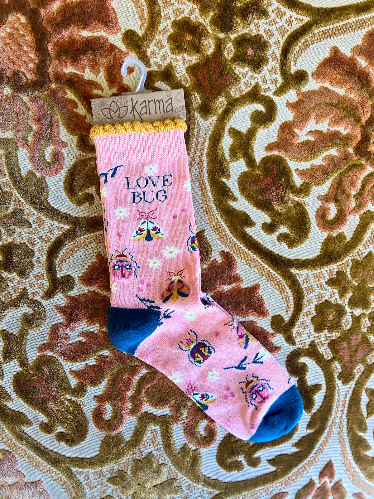 Love Bug Crew Socks